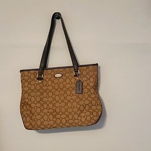 Brown Coach Tote